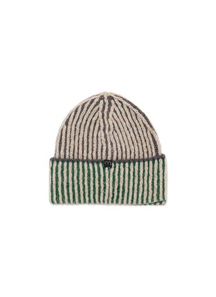Figure View - Click To Enlarge - MAPOÉSIE - Ribbed Alpaca Blend Beanie