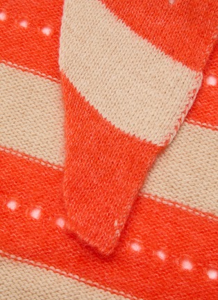 Detail View - Click To Enlarge - MAPOÉSIE - Orla Alpaca Blend Triangle Scarf