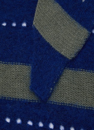 Detail View - Click To Enlarge - MAPOÉSIE - Orla Alpaca Blend Triangle Scarf