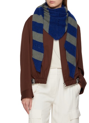 Figure View - Click To Enlarge - MAPOÉSIE - Orla Alpaca Blend Triangle Scarf