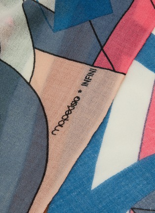 Detail View - Click To Enlarge - MAPOÉSIE - Infini Wool Silk Scarf
