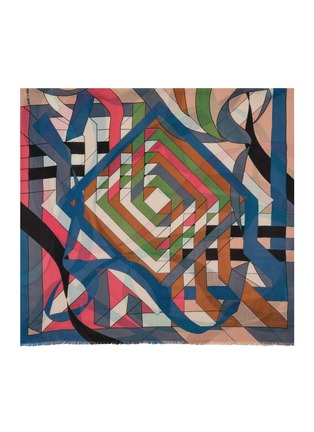 Main View - Click To Enlarge - MAPOÉSIE - Infini Wool Silk Scarf
