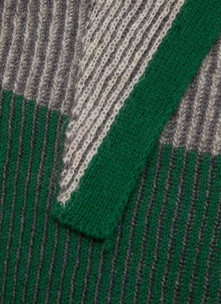 Detail View - Click To Enlarge - MAPOÉSIE - Olly Alpaca Blend Triangle Scarf