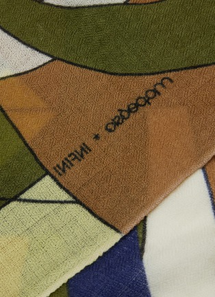 Detail View - Click To Enlarge - MAPOÉSIE - Infini Wool Silk Scarf