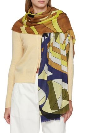 Figure View - Click To Enlarge - MAPOÉSIE - Infini Wool Silk Scarf