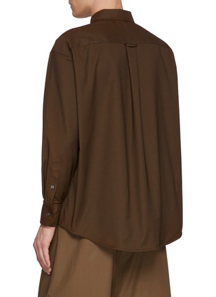 Back View - Click To Enlarge - TECLOR - Button Down Collar Oxford Shirt