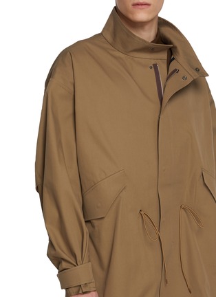  - TECLOR - High Neck Drawstring Waist Coat