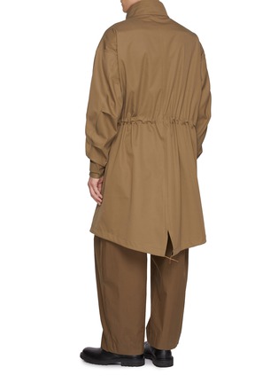 Back View - Click To Enlarge - TECLOR - High Neck Drawstring Waist Coat