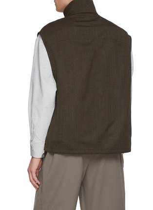 Back View - Click To Enlarge - TECLOR - Monster Zip Up Vest