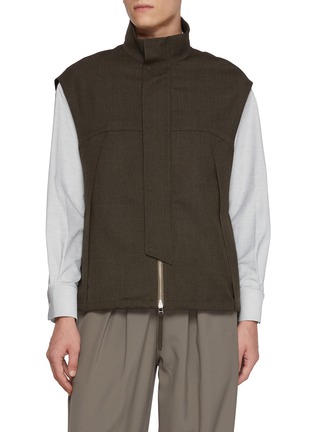 Main View - Click To Enlarge - TECLOR - Monster Zip Up Vest