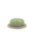 Main View - Click To Enlarge - LANE CRAWFORD - Stanley Cup Accessory Panama Hat — Green/Purple