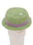  - LANE CRAWFORD - Stanley Cup Accessory Panama Hat — Green/Purple