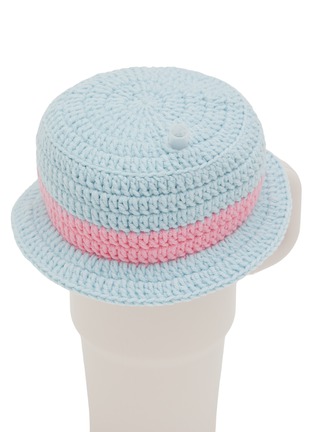  - LANE CRAWFORD - Stanley Cup Accessory Panama Hat — Blue/Pink