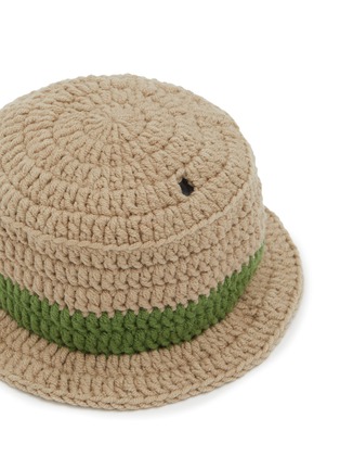 Detail View - Click To Enlarge - LANE CRAWFORD - Stanley Cup Accessory Panama Hat — Grey/Green