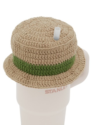  - LANE CRAWFORD - Stanley Cup Accessory Panama Hat — Grey/Green