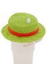 Detail View - Click To Enlarge - LANE CRAWFORD - Stanley Cup Accessory Panama Hat — Green/Orange