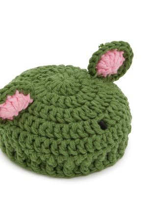 Detail View - Click To Enlarge - LANE CRAWFORD - Stanley Cup Accessory Bear Hat — Green/Pink