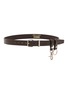 Main View - Click To Enlarge - COMME DES GARÇONS HOMME - Square Buckle Oil Smooth Leather Belt