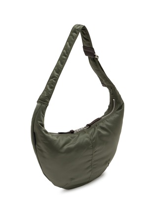 Detail View - Click To Enlarge - COMME DES GARÇONS HOMME - Crescent Double Twill Crossbody Bag