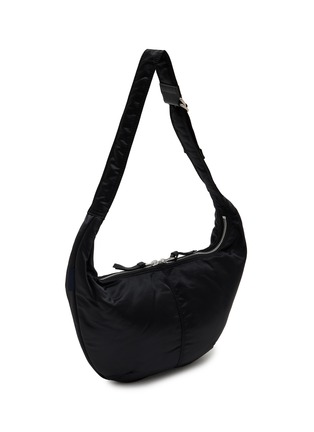 Detail View - Click To Enlarge - COMME DES GARÇONS HOMME - Crescent Double Twill Crossbody Bag