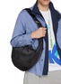 Figure View - Click To Enlarge - COMME DES GARÇONS HOMME - Crescent Double Twill Crossbody Bag