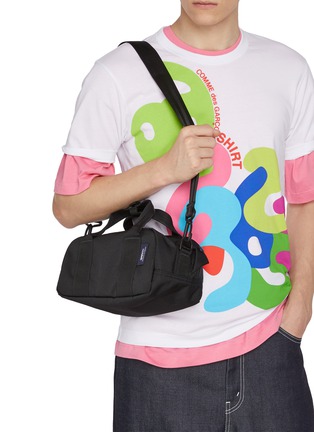 Figure View - Click To Enlarge - COMME DES GARÇONS HOMME - X BRIEFING Top Handle Weekender Bag