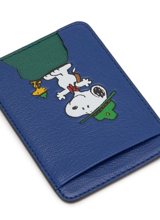 Detail View - Click To Enlarge - ANYA HINDMARCH - X Peanuts Snoopy Magnetic Card Case