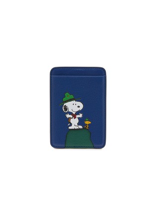 Main View - Click To Enlarge - ANYA HINDMARCH - X Peanuts Snoopy Magnetic Card Case