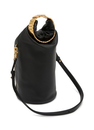 Detail View - Click To Enlarge - SACAI - Watch Belt Dry Leather Shoulder Bag