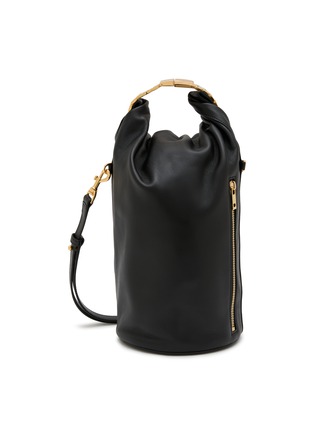Main View - Click To Enlarge - SACAI - Watch Belt Dry Leather Shoulder Bag