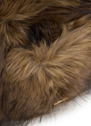 Detail View - Click To Enlarge - SACAI - Faux Fur Handbag