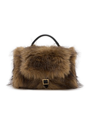 Main View - Click To Enlarge - SACAI - Faux Fur Handbag