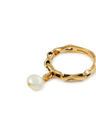 Detail View - Click To Enlarge - GOOSSENS - Riviera 24K Gold Plated Pearl Ring