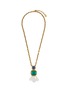 Main View - Click To Enlarge - GOOSSENS - Renaissance 24K Gold Plated Natural Crystal Pendant Necklace