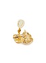 Detail View - Click To Enlarge - GOOSSENS - Flora Flower 24K Gold Plated Pearl Stud Earrings