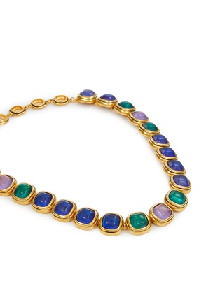 Detail View - Click To Enlarge - GOOSSENS - Renaissance 24 Gold Plated Natural Crystal Necklace