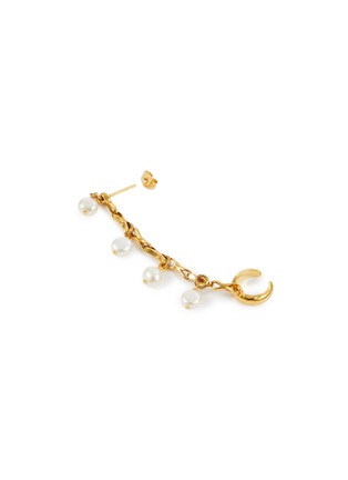 Detail View - Click To Enlarge - GOOSSENS - Riviera 24K Gold Plated Pearl Earcuff