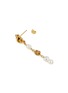 Detail View - Click To Enlarge - GOOSSENS - Riviera 24K Gold Plated Pearl Pendant Earrings