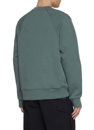 Back View - Click To Enlarge - ON - Focus Tech Crew Cotton Blend Sweatshirt