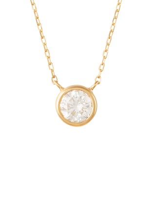 Detail View - Click To Enlarge - BIJOU DE M - Everyday Diamond 18K Gold Diamond Necklace