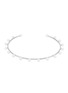 Main View - Click To Enlarge - BIJOU DE M - 18K White Gold Plated Sterling Silver Freshwater Pearl Choker — Size L