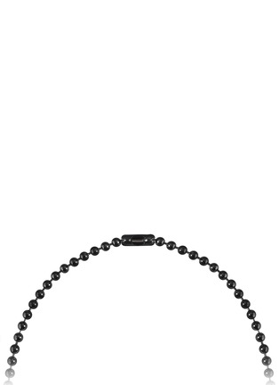 Detail View - Click To Enlarge - BIJOU DE M - Ion Plated Sterling Silver Ball Chain Necklace
