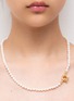 Detail View - Click To Enlarge - BIJOU DE M - Petite Genderless 18K Gold Plated Sterling Silver Freshwater Pearl Necklace
