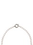 Detail View - Click To Enlarge - BIJOU DE M - Genderless 18K White Gold Plated Sterling Silver Freshwater Pearl Necklace