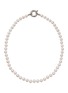 Main View - Click To Enlarge - BIJOU DE M - Genderless 18K White Gold Plated Sterling Silver Freshwater Pearl Necklace