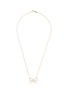 Main View - Click To Enlarge - BIJOU DE M - The Bow 18K Gold Diamond Necklace — Size L