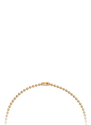 Detail View - Click To Enlarge - BIJOU DE M - 18K Gold Plated Sterling Silver Ball Chain Necklace