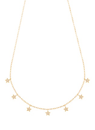 Detail View - Click To Enlarge - BIJOU DE M - Seven Star 18K Gold Diamond Necklace
