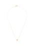 Detail View - Click To Enlarge - BIJOU DE M - Reversible Star 18K Gold Diamond Resin Necklace