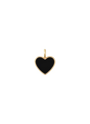 Detail View - Click To Enlarge - BIJOU DE M - Valentine's 18K Gold Plated Brass Resin Pendant